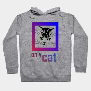 only face cat cutes Hoodie